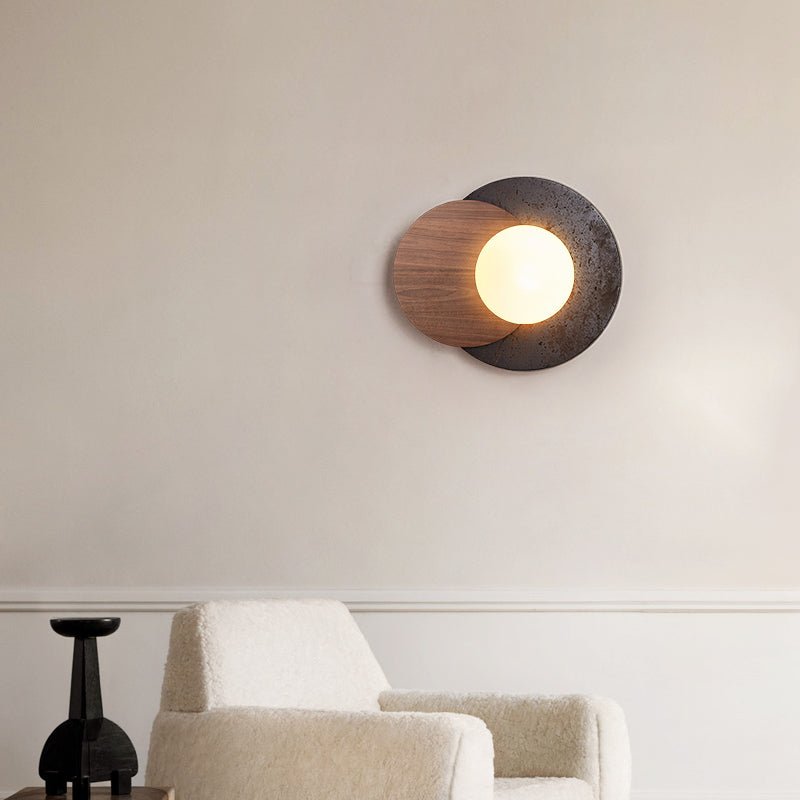 Lunar Embrace Sconce-Neutral Decor