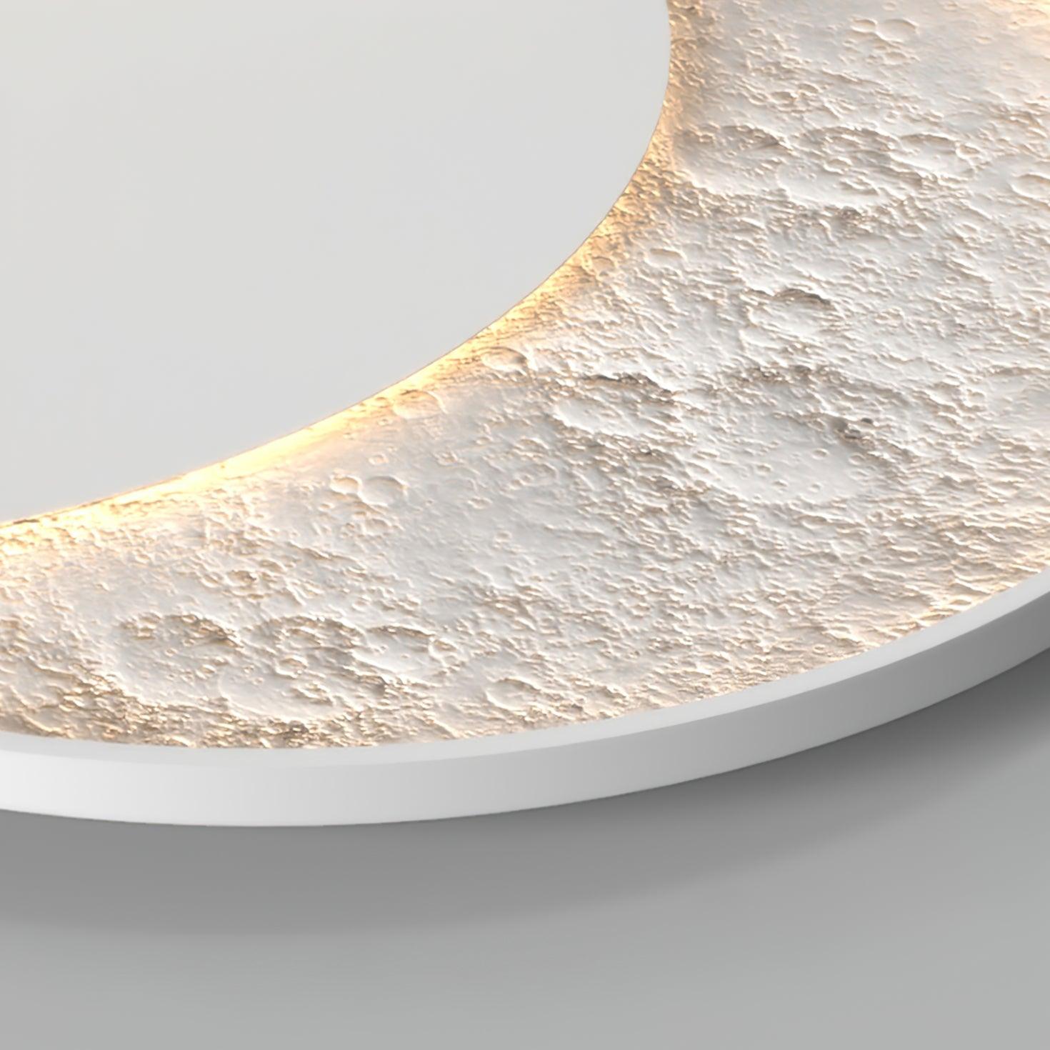 Syvine Nordic Art Lunar Led Ceiling Lamp-Neutral Decor