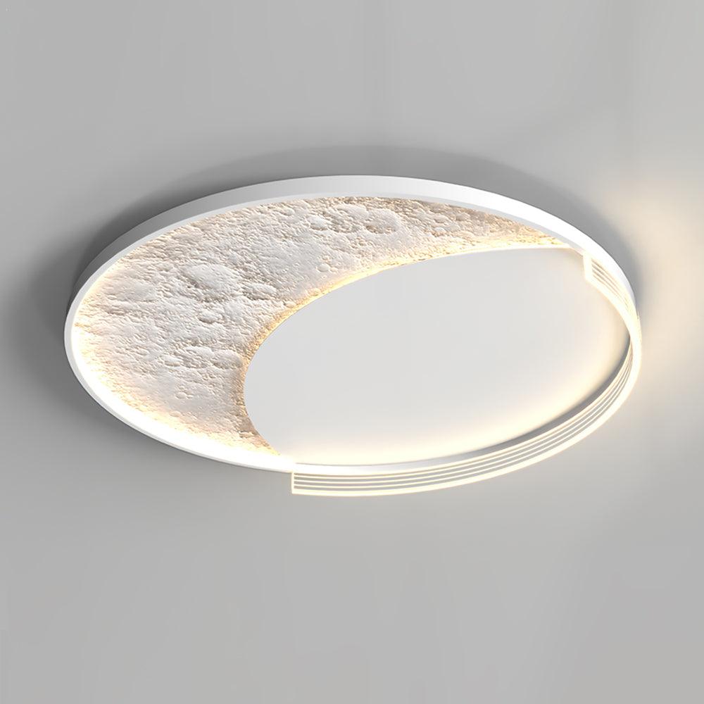 Syvine Nordic Art Lunar Led Ceiling Lamp-Neutral Decor