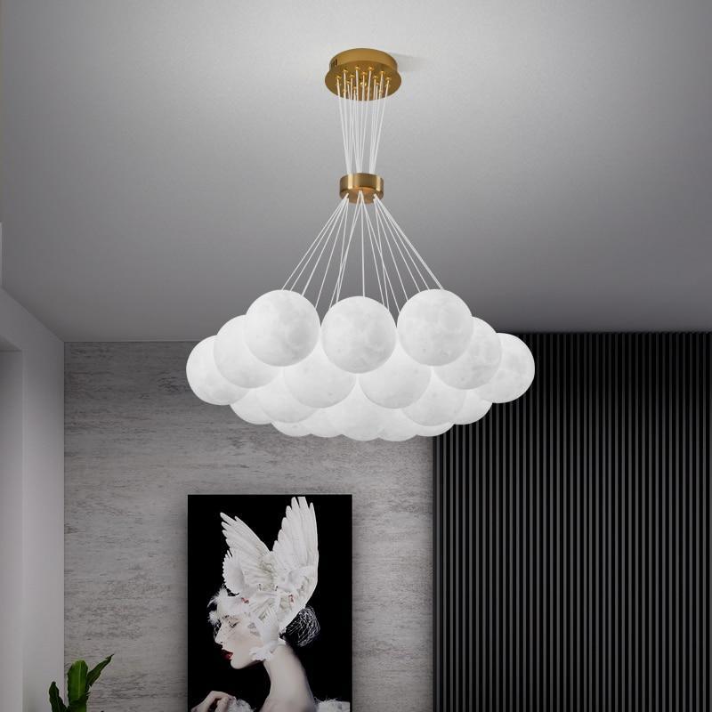 Sevenu Glam Artistic Pendant Light-Neutral Decor