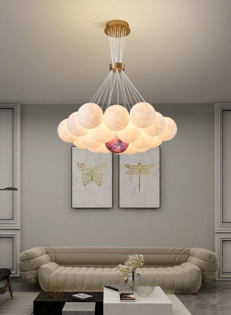 Sevenu Glam Artistic Pendant Light-Neutral Decor