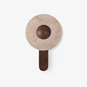 Nymarora Circular Travertine Wall Light-Neutral Decor