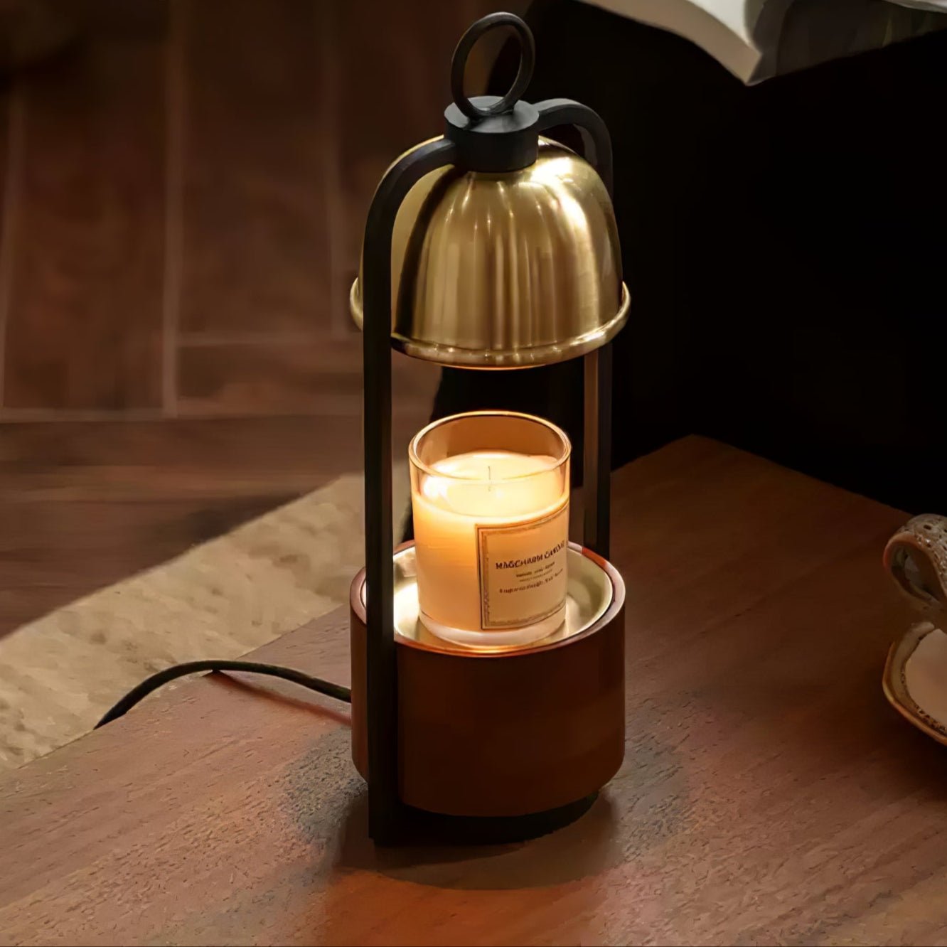 Rosa Modern Wood Table Lamp-Neutral Decor
