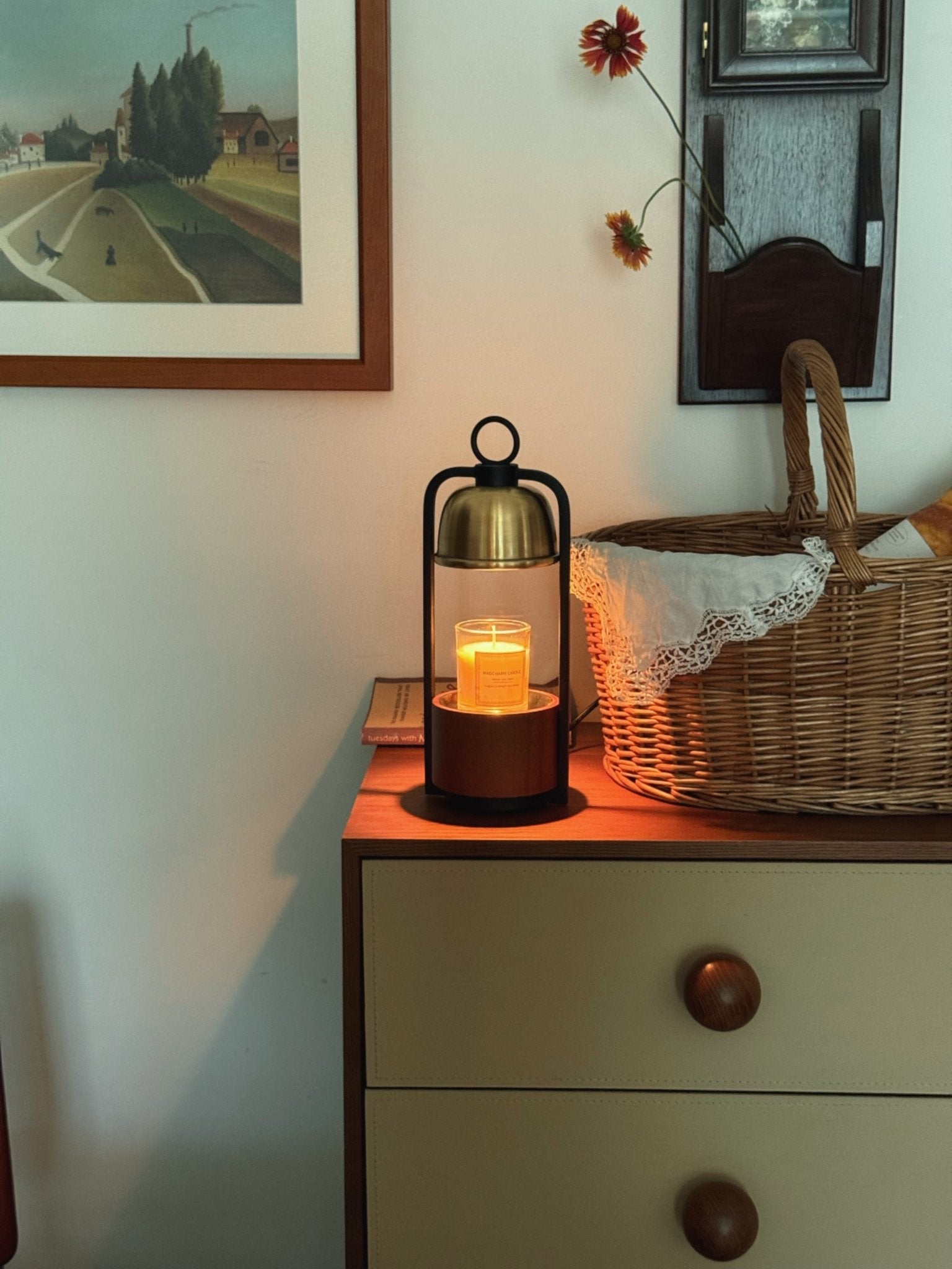 Rosa Modern Wood Table Lamp-Neutral Decor