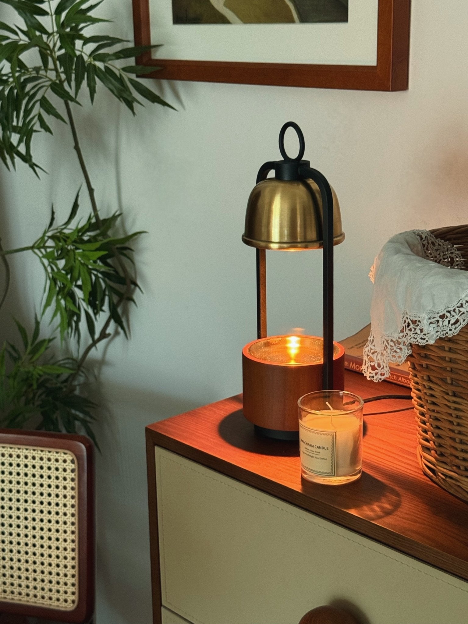 Rosa Modern Wood Table Lamp-Neutral Decor