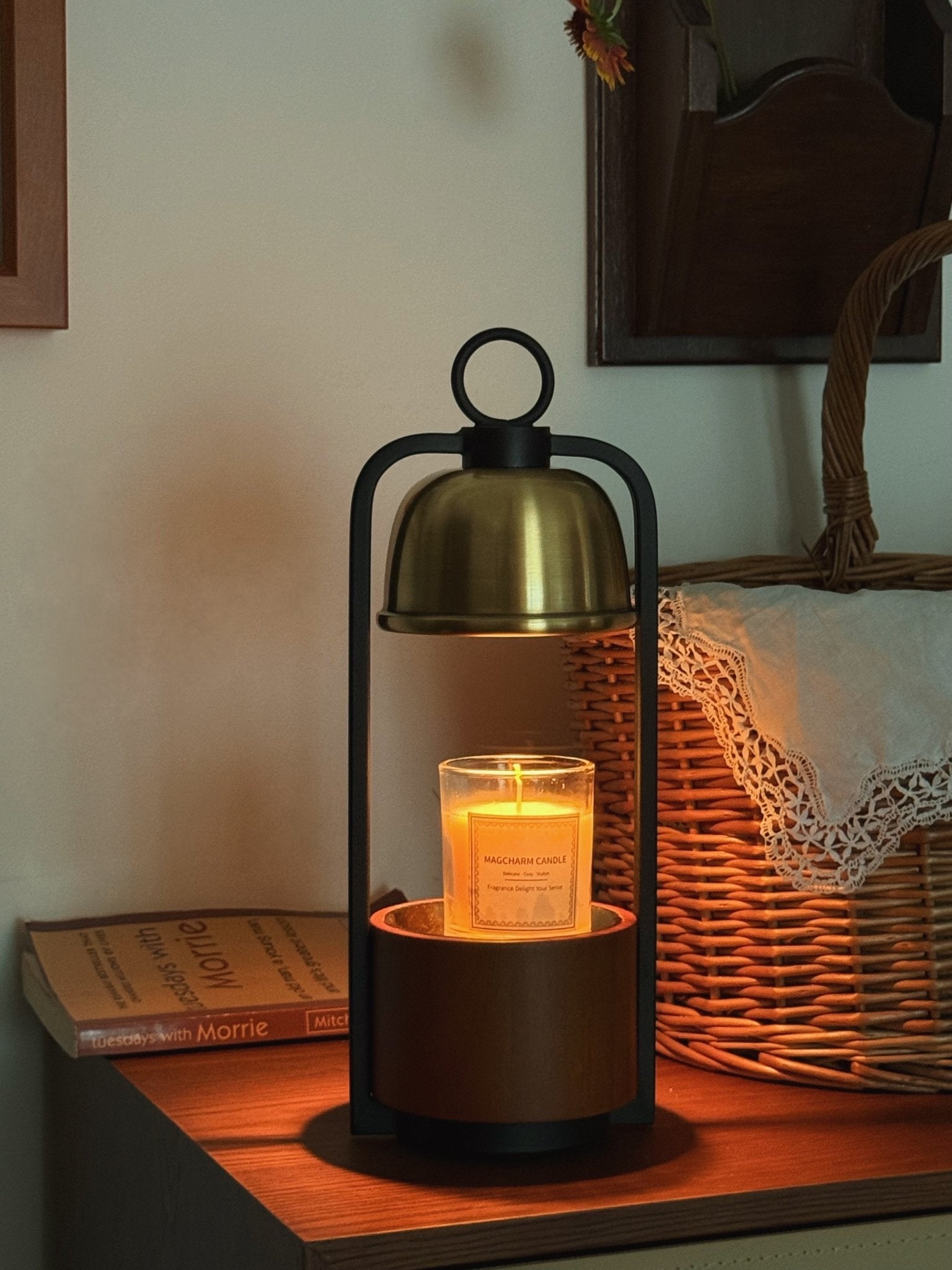 Rosa Modern Wood Table Lamp-Neutral Decor