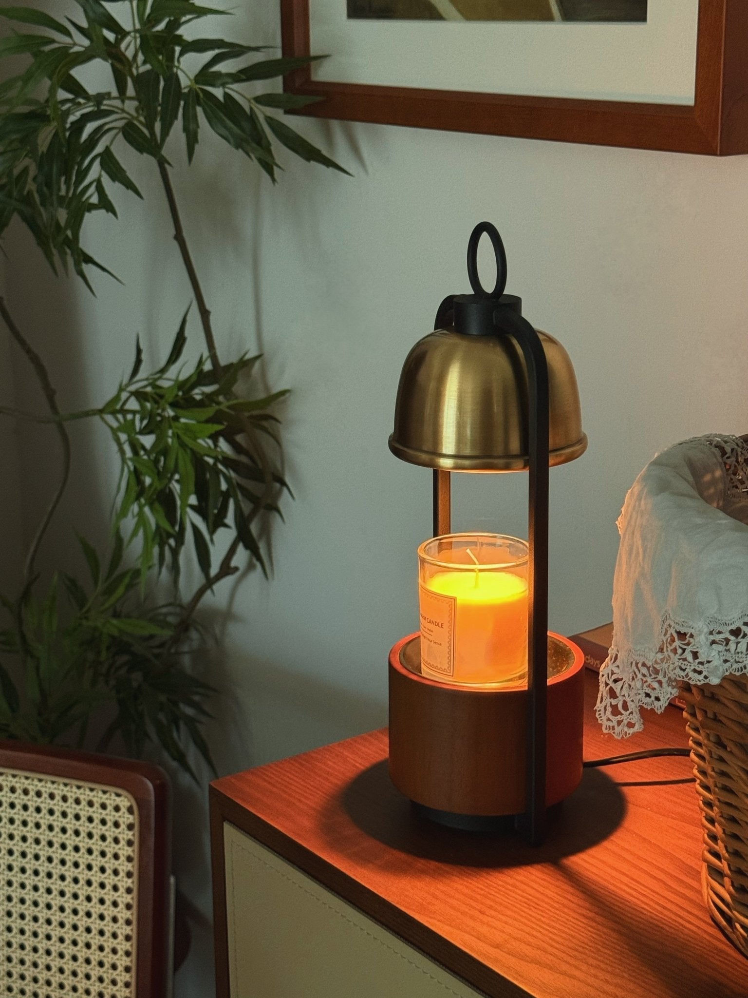 Rosa Modern Wood Table Lamp-Neutral Decor