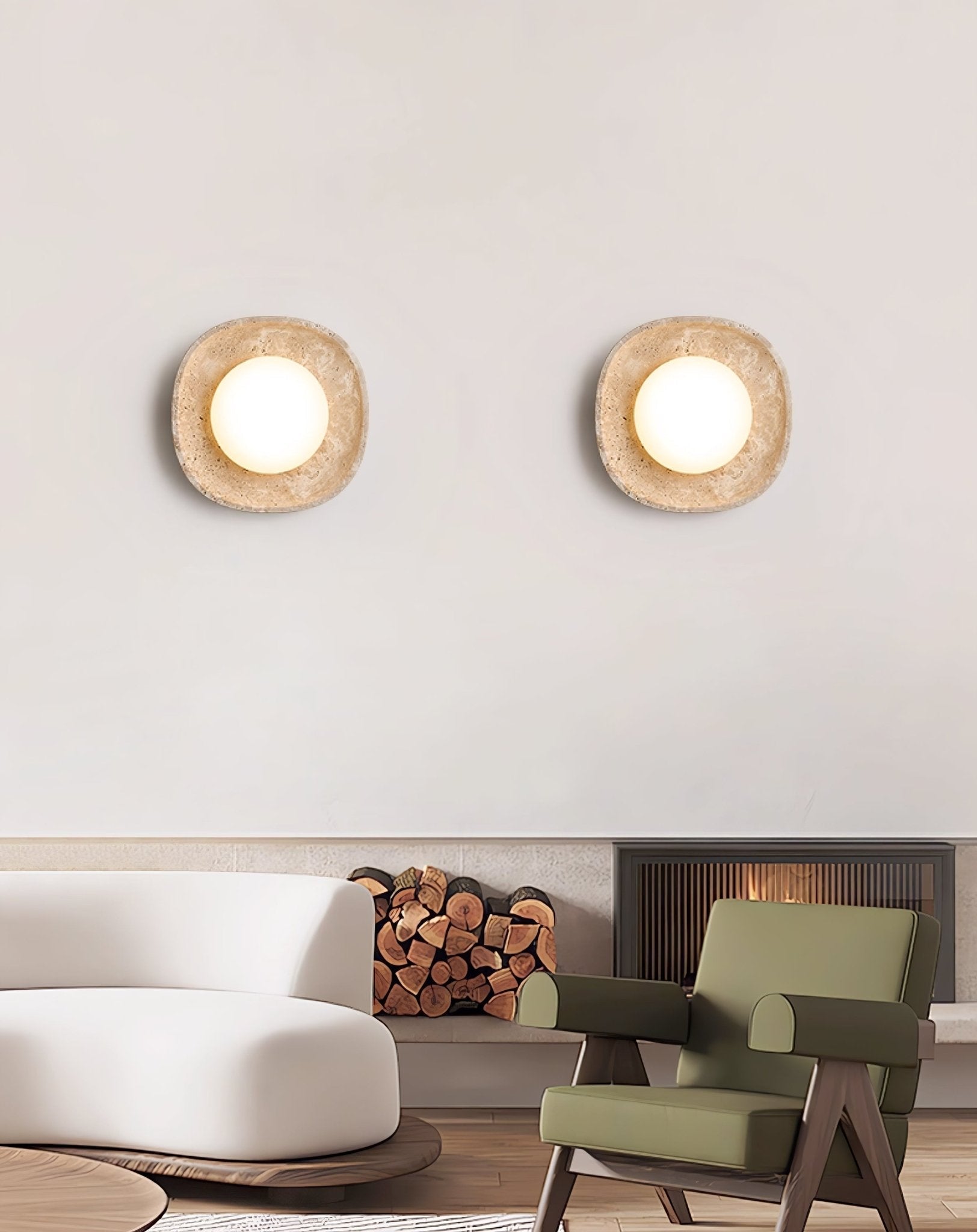 Ublt Fossil Wall Light-Neutral Decor