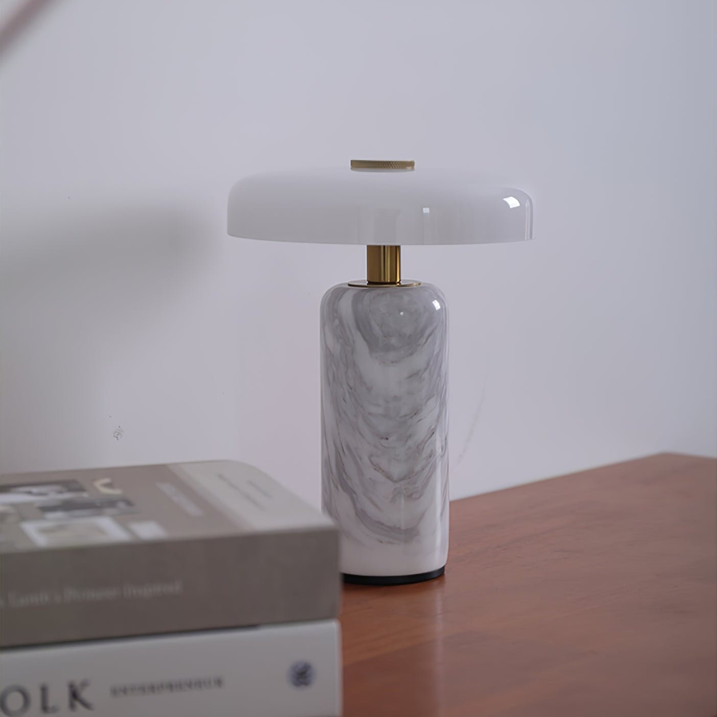Ryvek Modern Marble Table Lamp-Neutral Decor