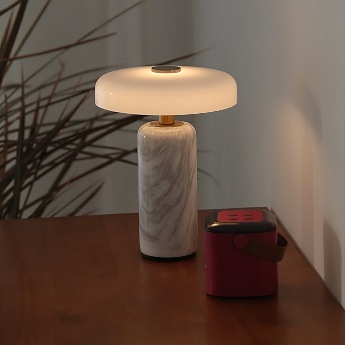 Ryvek Modern Marble Table Lamp-Neutral Decor