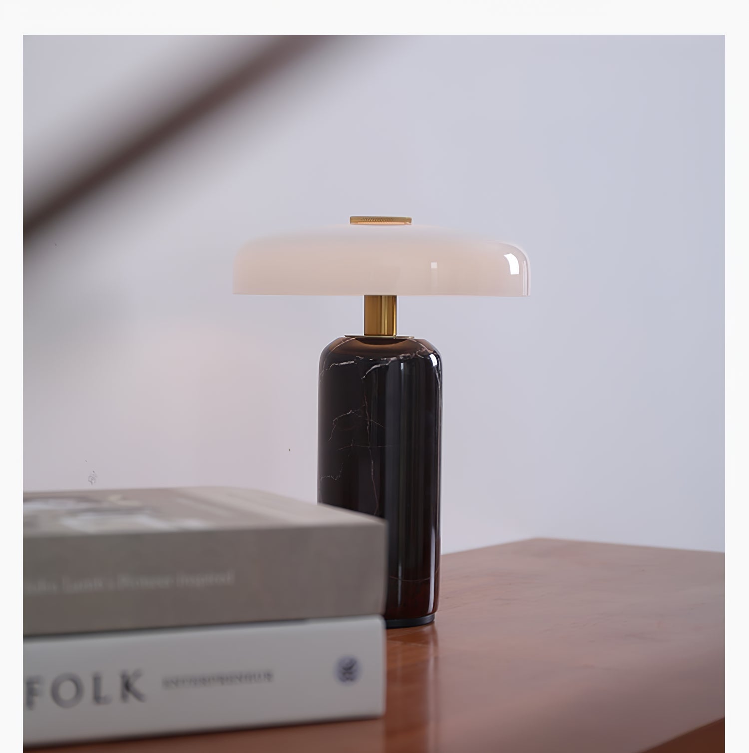 Ryvek Modern Marble Table Lamp-Neutral Decor