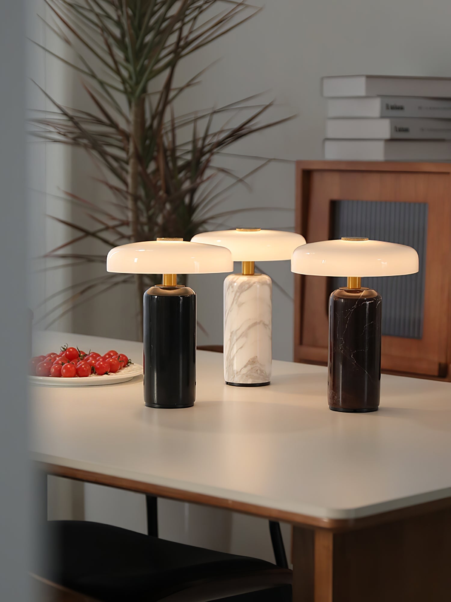 Ryvek Modern Marble Table Lamp-Neutral Decor