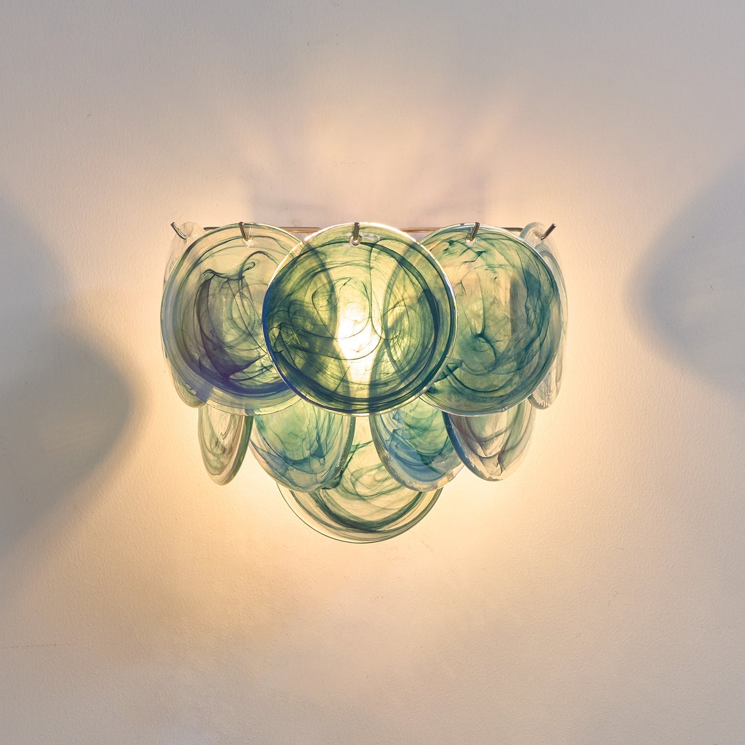 Aurora Wall Lamp Murano Glass Disc Artistic-Neutral Decor