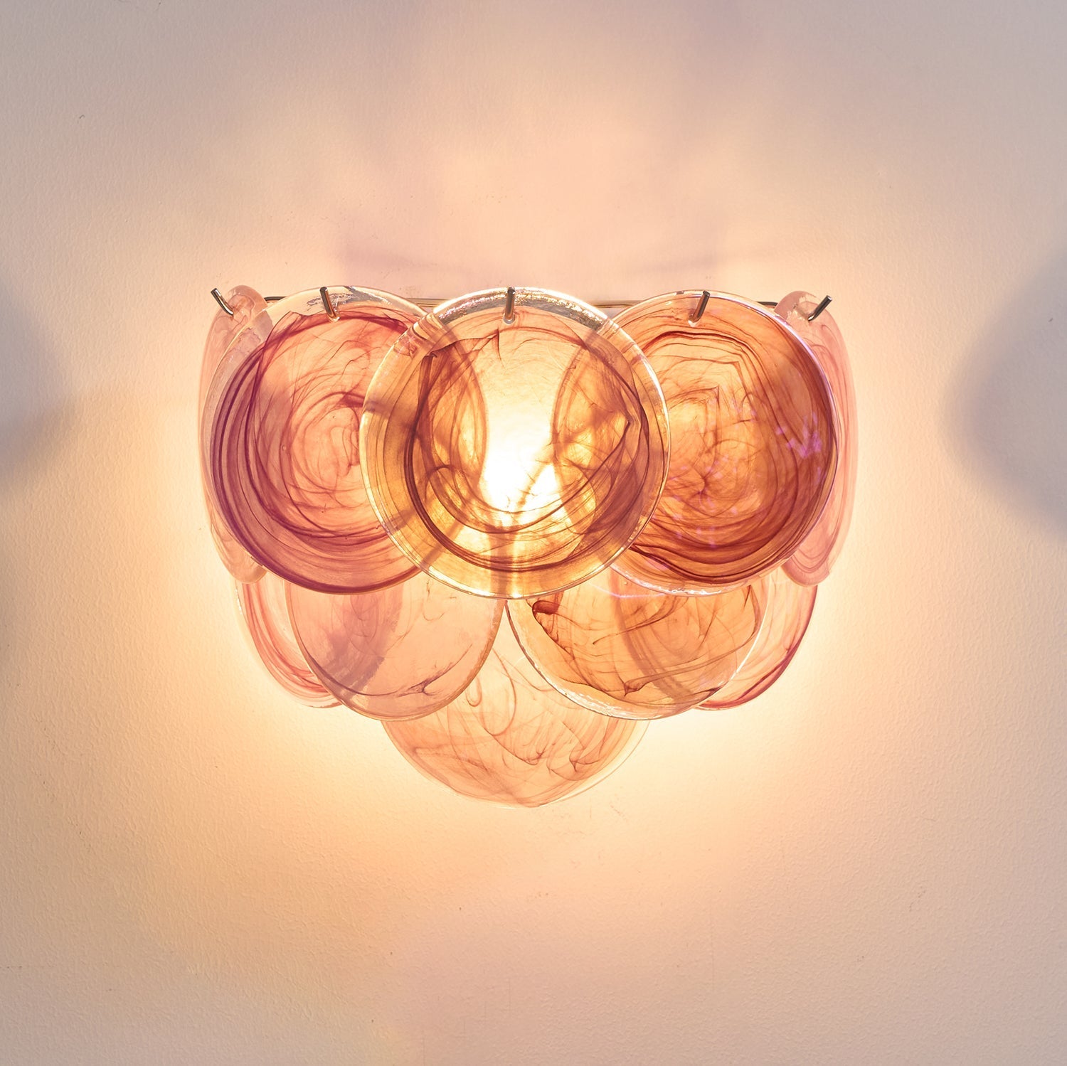 Aurora Wall Lamp Murano Glass Disc Artistic-Neutral Decor