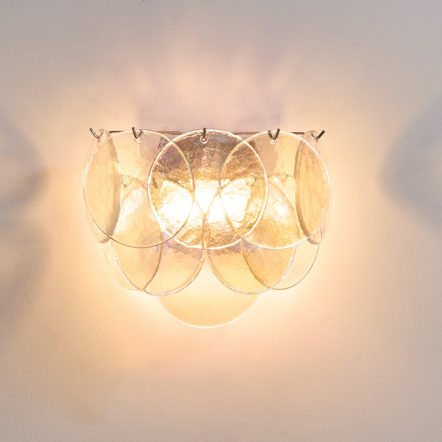 Aurora Wall Lamp Murano Glass Disc Artistic-Neutral Decor