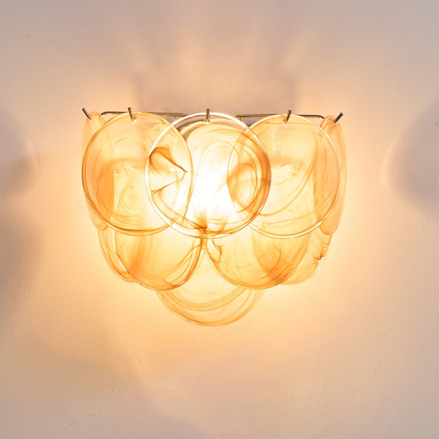 Aurora Wall Lamp Murano Glass Disc Artistic-Neutral Decor