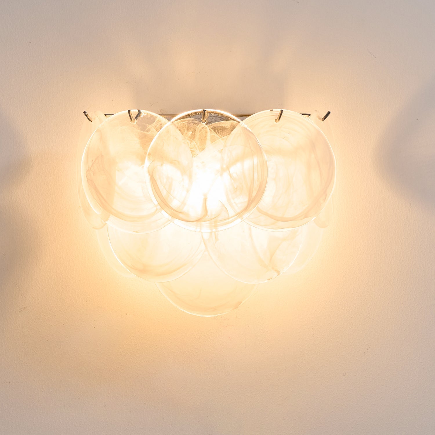 Aurora Wall Lamp Murano Glass Disc Artistic-Neutral Decor