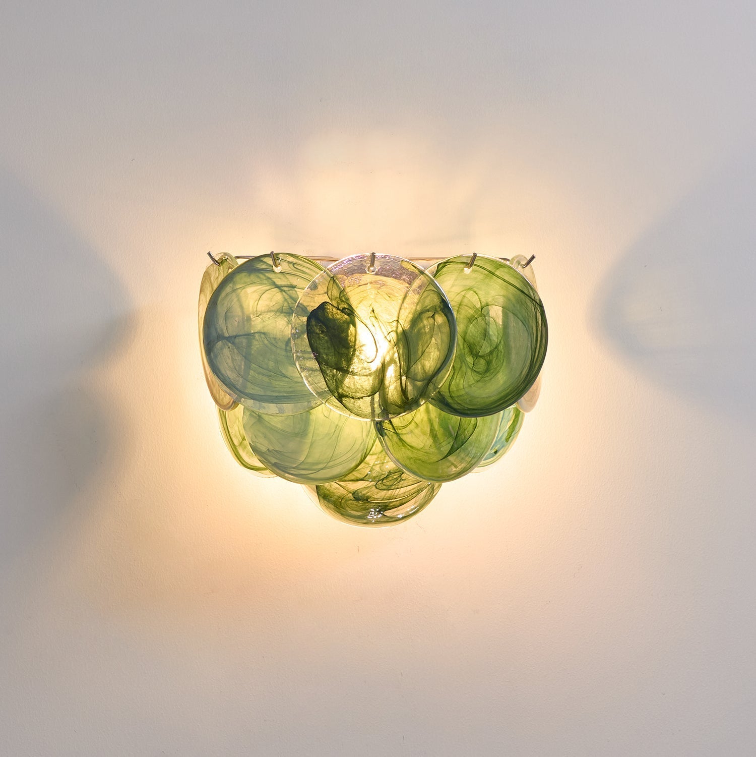 Aurora Wall Lamp Murano Glass Disc Artistic-Neutral Decor
