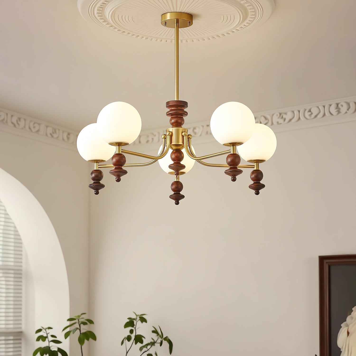 Pelynx Chandelier-Neutral Decor