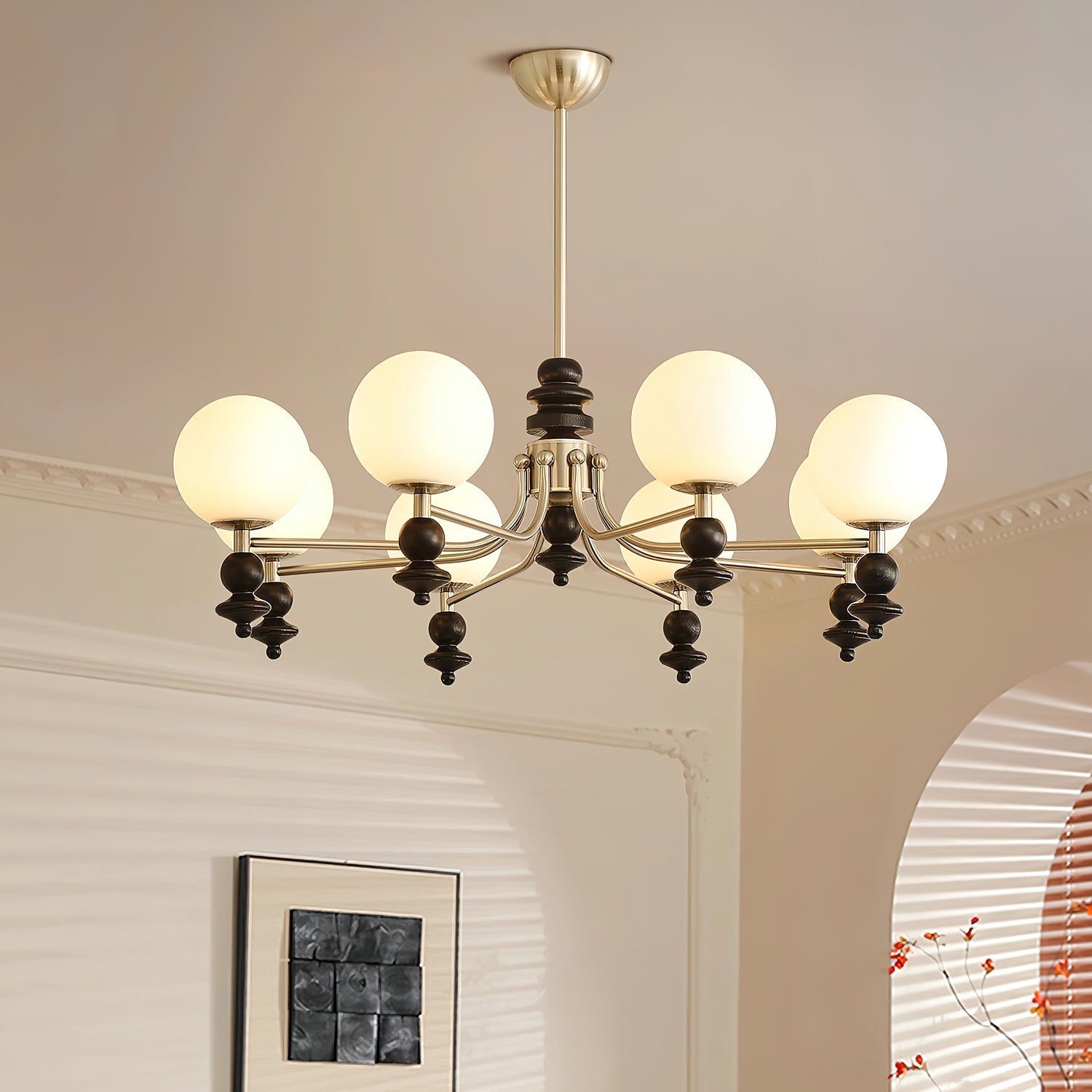Pelynx Chandelier-Neutral Decor