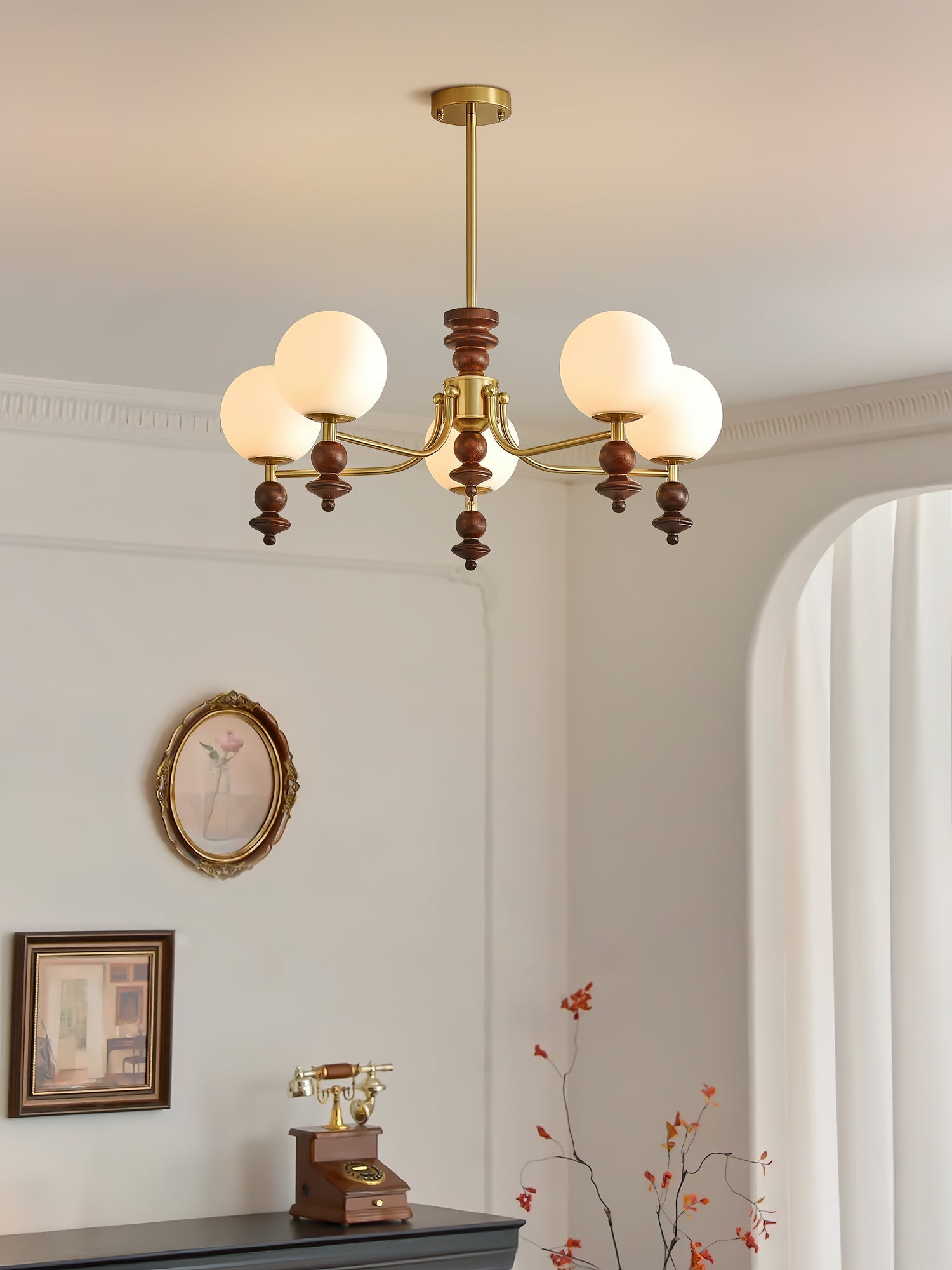 Pelynx Chandelier-Neutral Decor