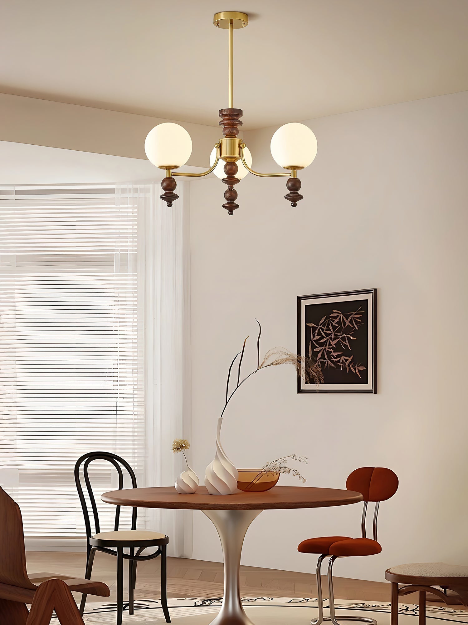 Pelynx Chandelier-Neutral Decor