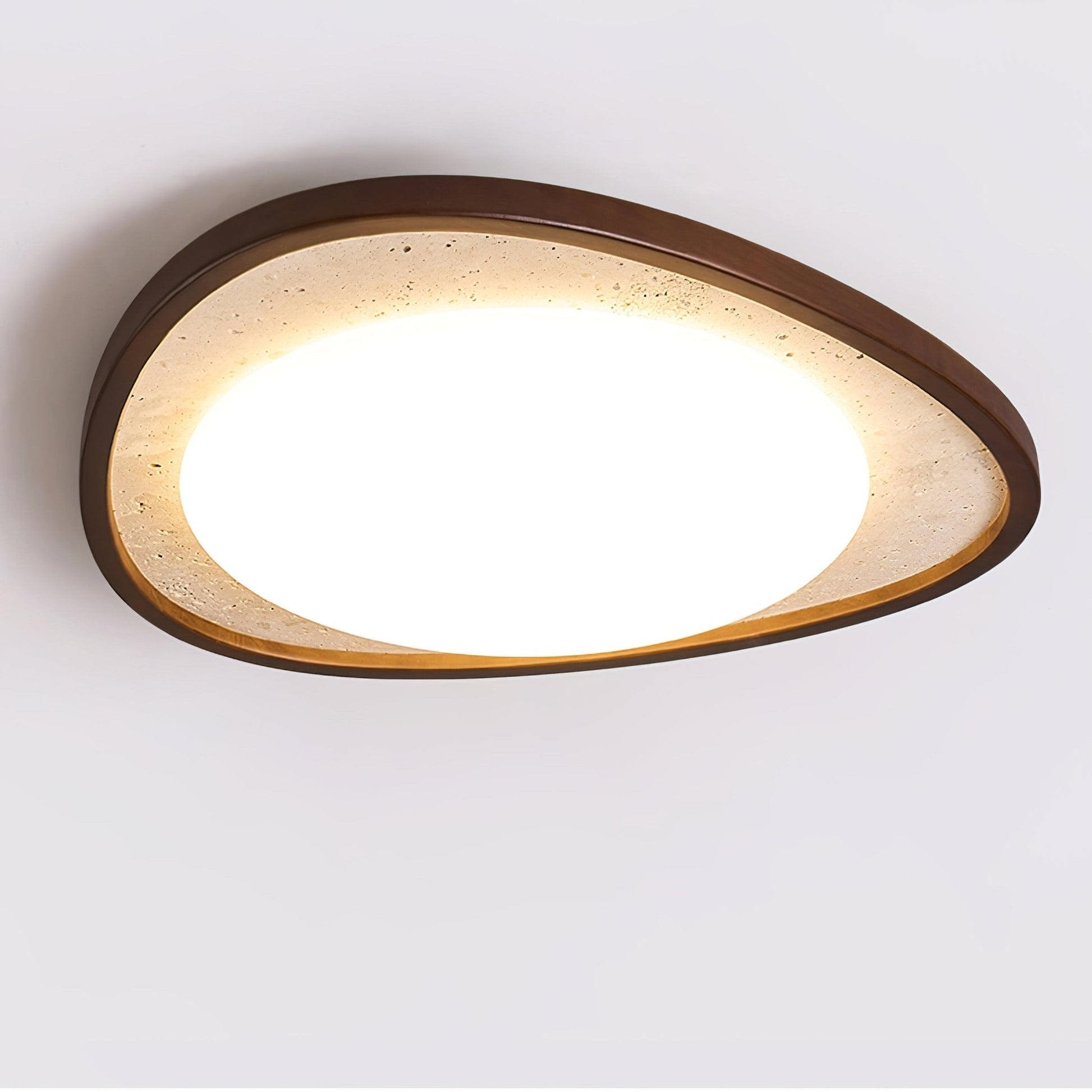 Orsoliel Travertine Ceiling Light-Neutral Decor