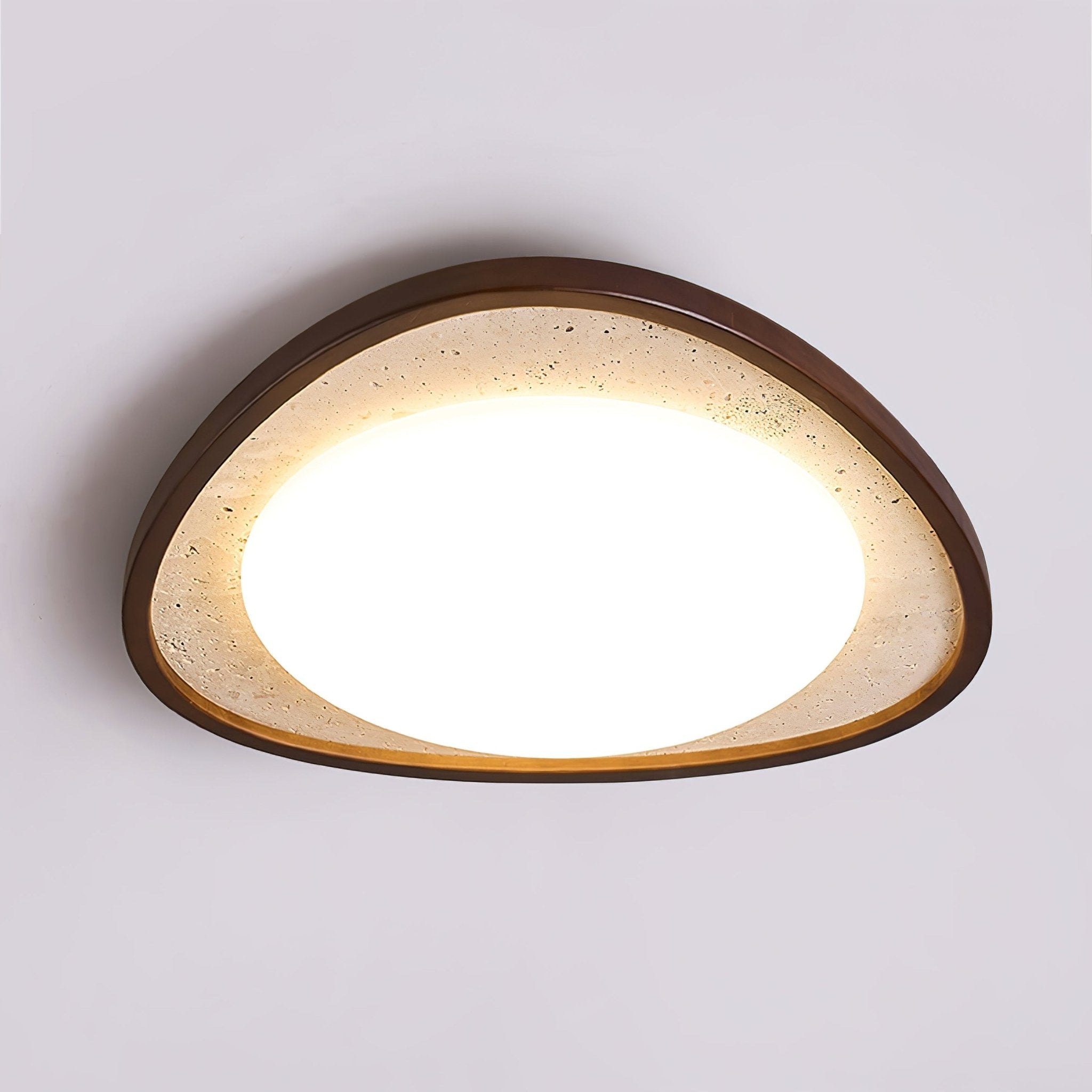 Orsoliel Travertine Ceiling Light-Neutral Decor