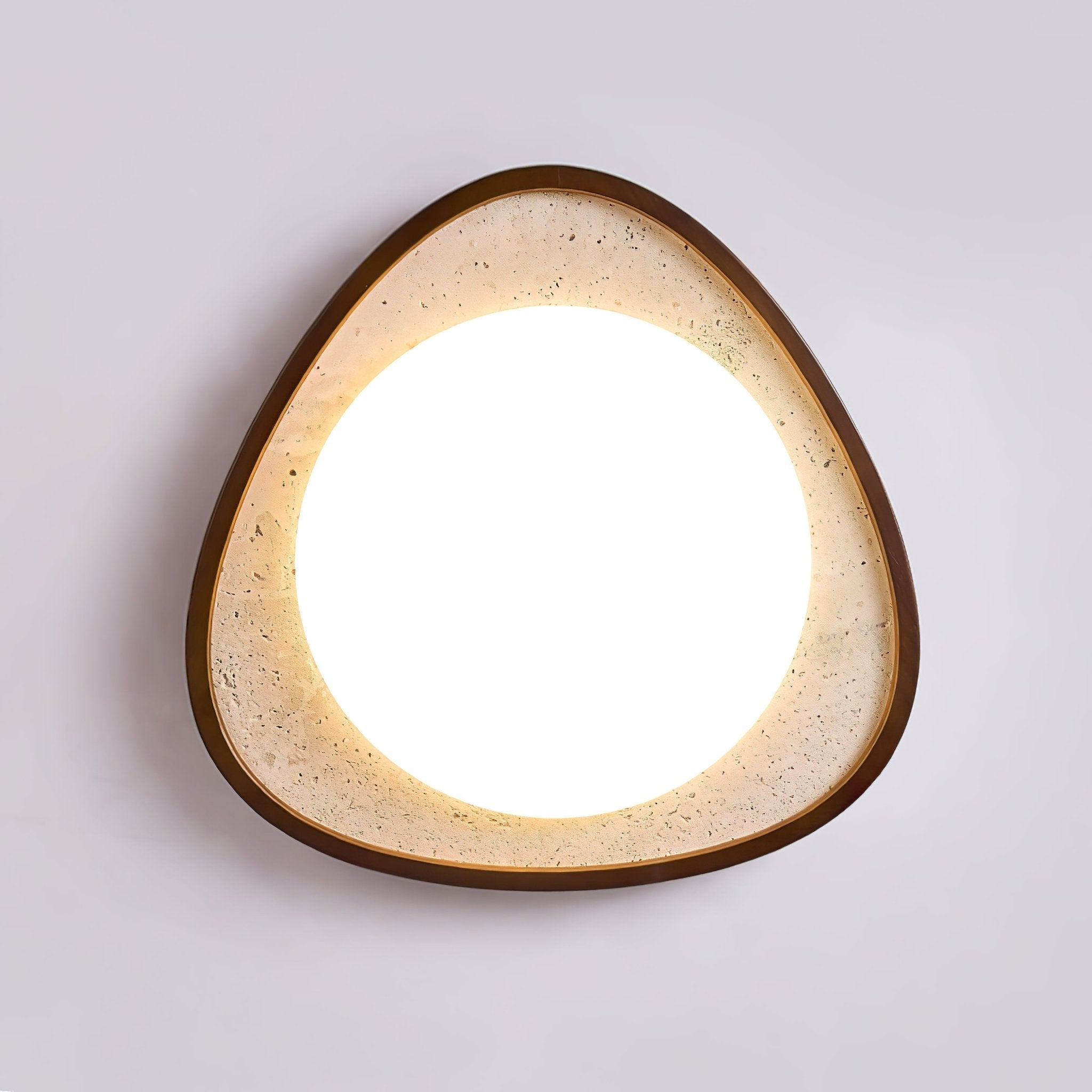 Orsoliel Travertine Ceiling Light-Neutral Decor
