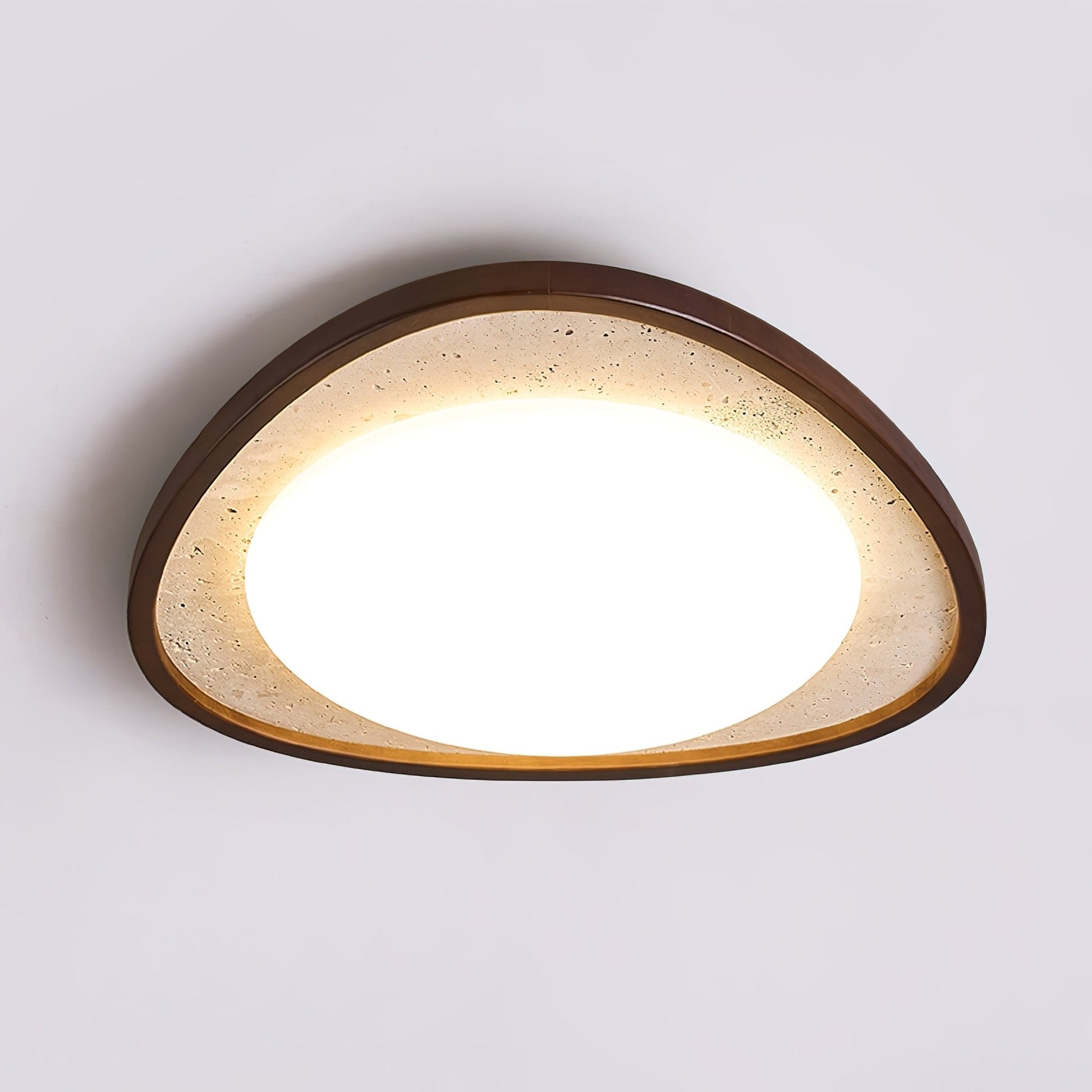 Orsoliel Travertine Ceiling Light-Neutral Decor