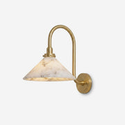 Ophelia Alabaster Wall Sconce