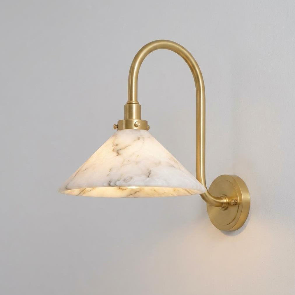 Ophelia Alabaster Wall Sconce