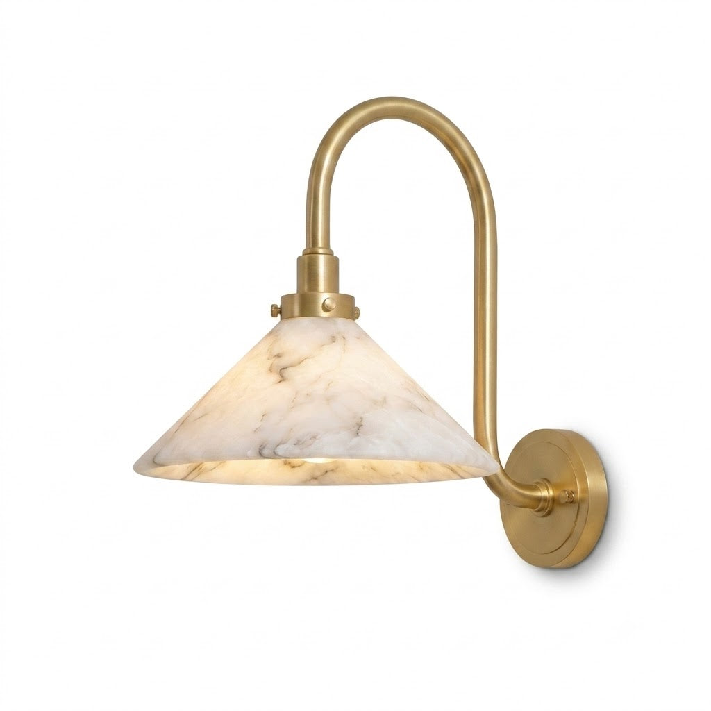 Ophelia Alabaster Wall Sconce