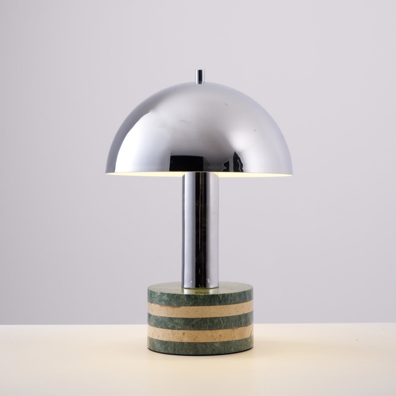Strata Minimalist Marble Table Lamp-Neutral Decor