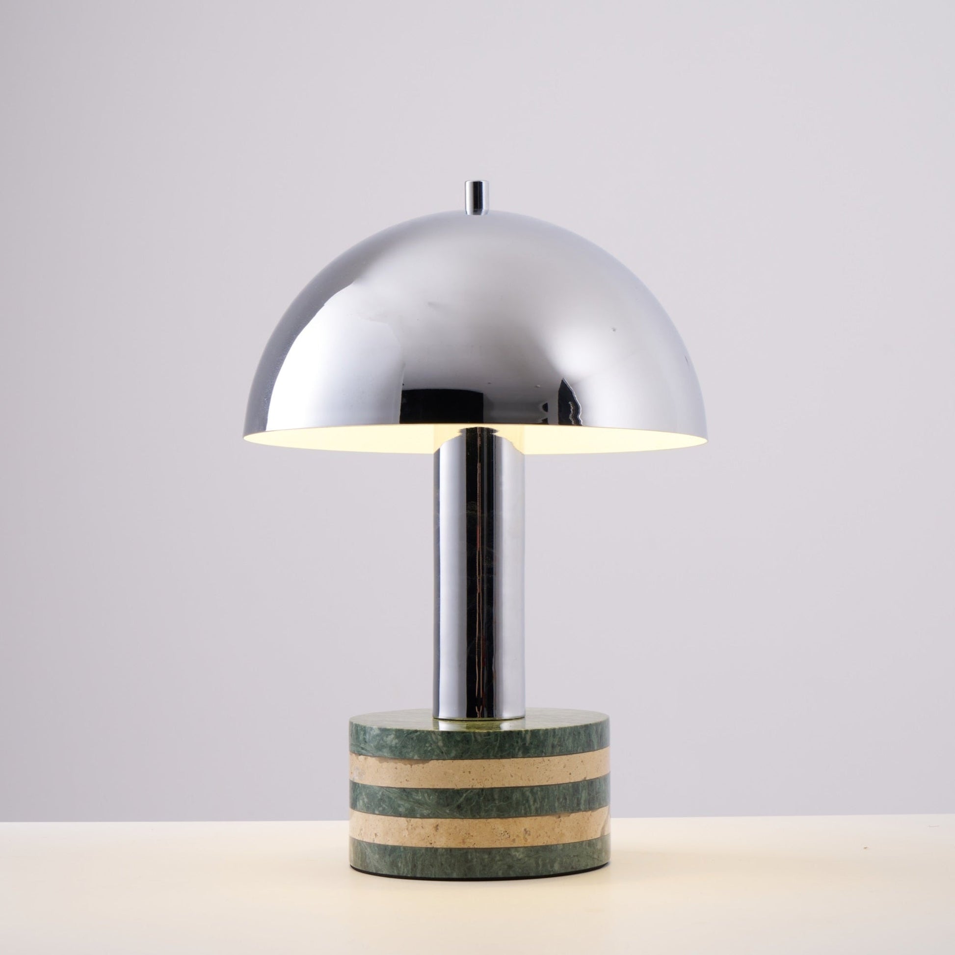 Strata Minimalist Marble Table Lamp-Neutral Decor