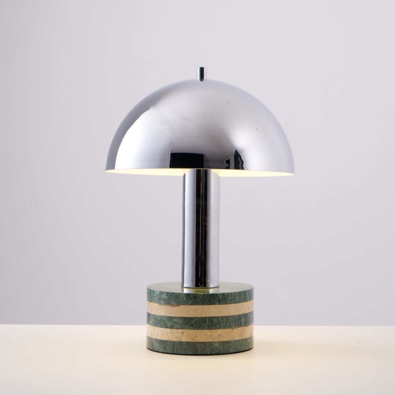 Strata Minimalist Marble Table Lamp-Neutral Decor