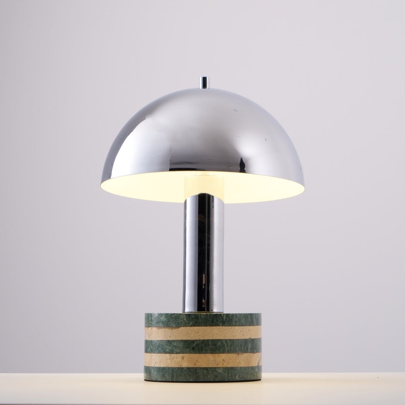 Strata Minimalist Marble Table Lamp-Neutral Decor