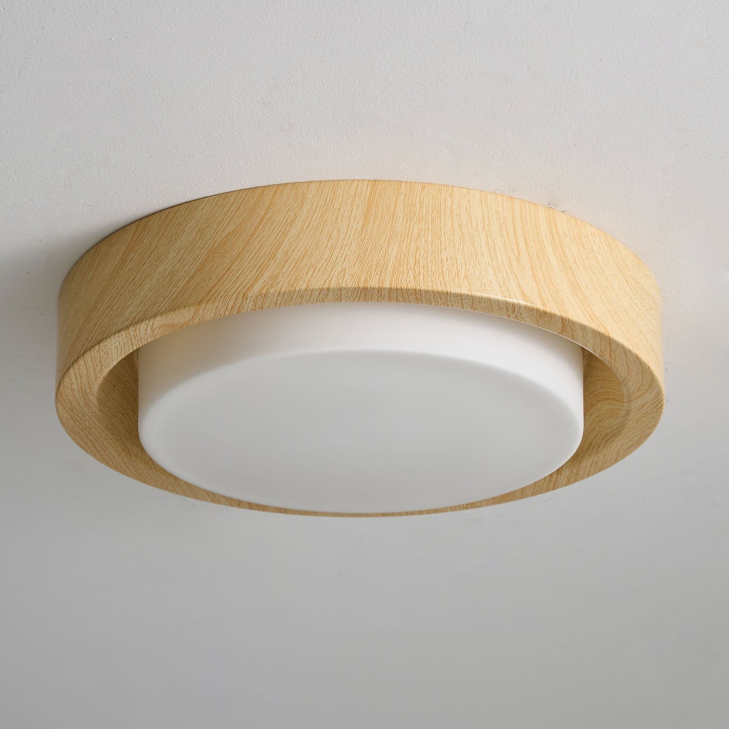 Daniel Minimalist Wood Ceiling Light-Neutral Decor