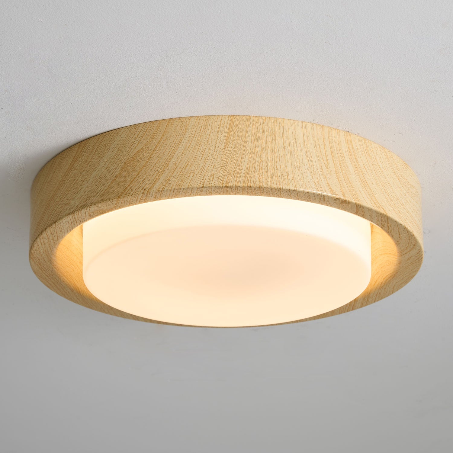Daniel Minimalist Wood Ceiling Light-Neutral Decor