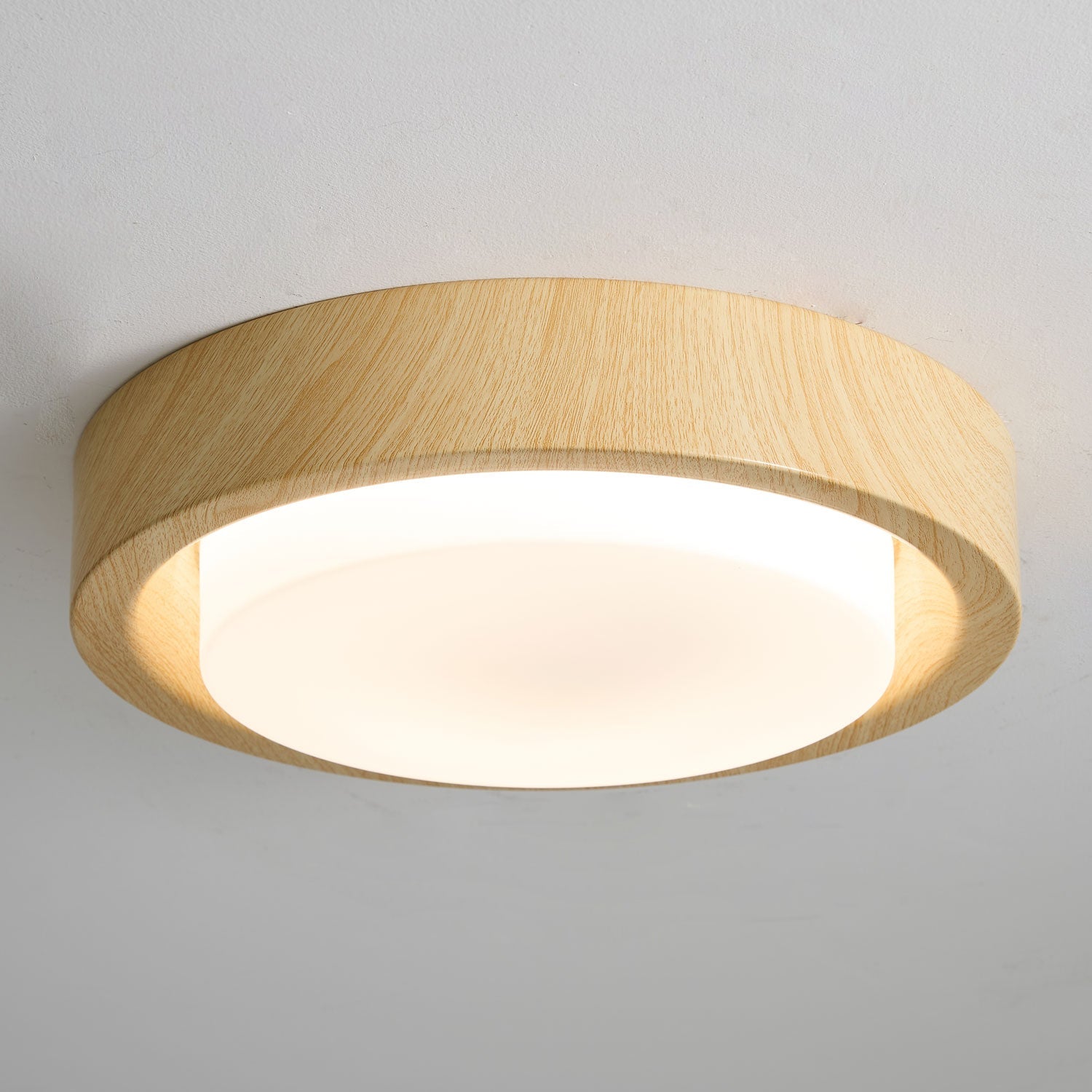 Daniel Minimalist Wood Ceiling Light-Neutral Decor