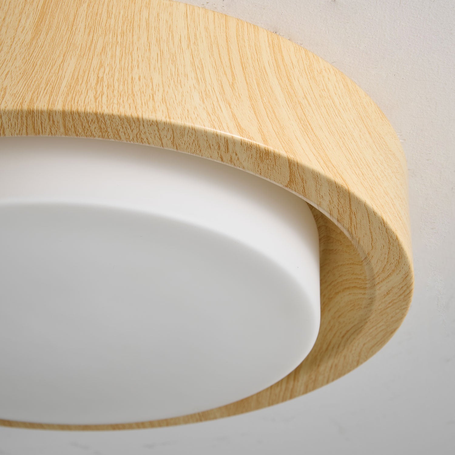 Daniel Minimalist Wood Ceiling Light-Neutral Decor