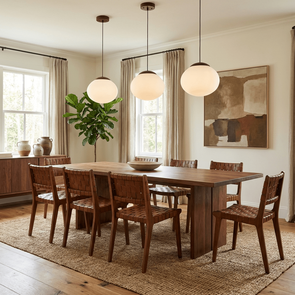 Lunora Dome Pendant Lamp-Neutral Decor