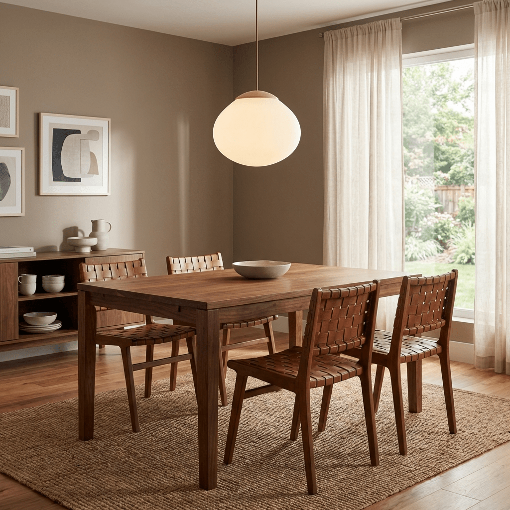 Lunora Dome Pendant Lamp-Neutral Decor
