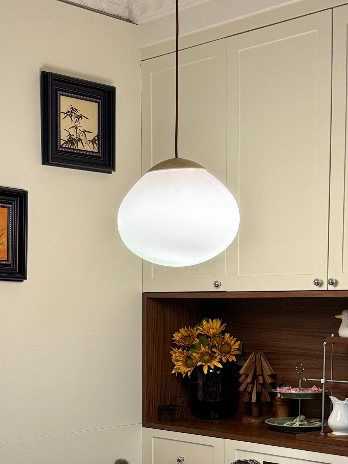 Lunora Dome Pendant Lamp-Neutral Decor