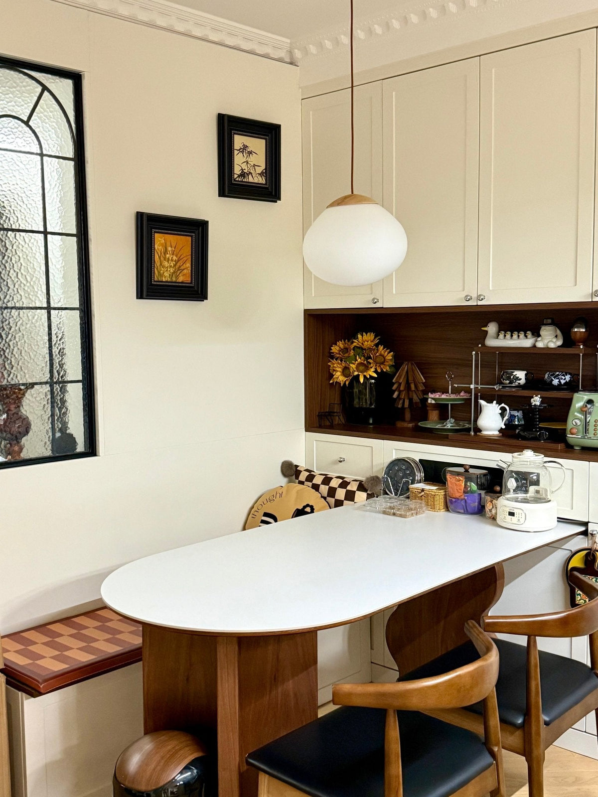 Lunora Dome Pendant Lamp-Neutral Decor