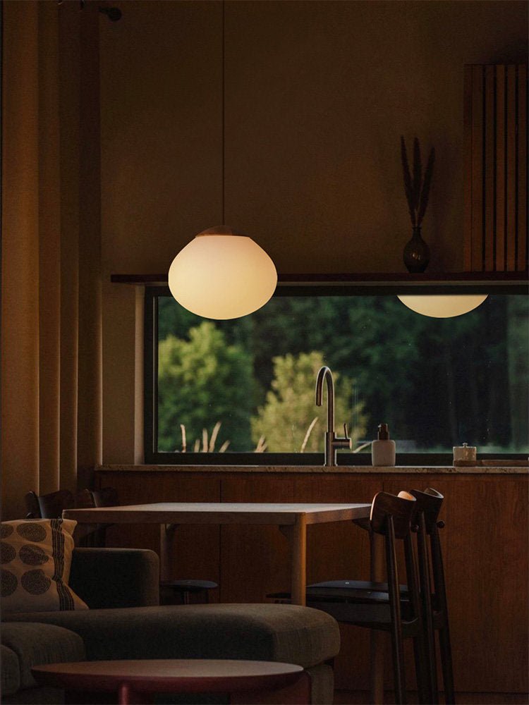 Lunora Dome Pendant Lamp-Neutral Decor