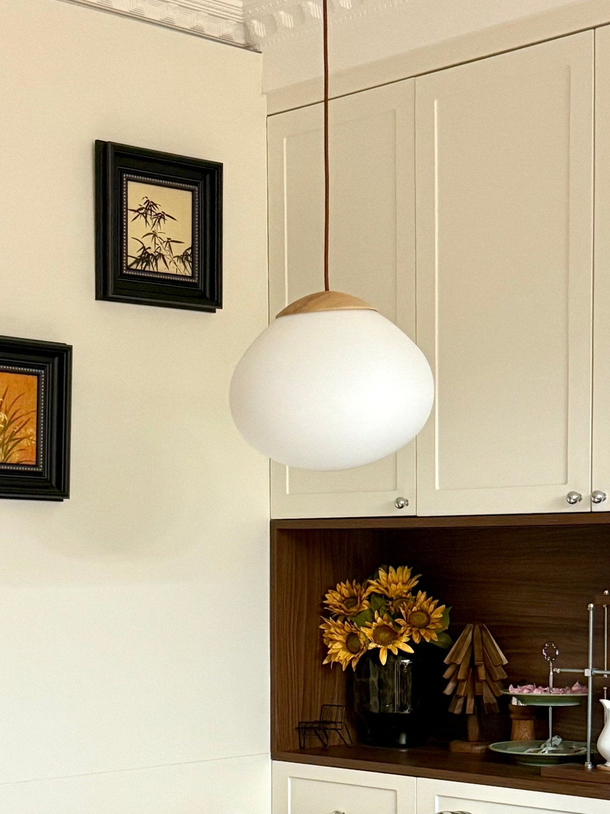 Lunora Dome Pendant Lamp-Neutral Decor
