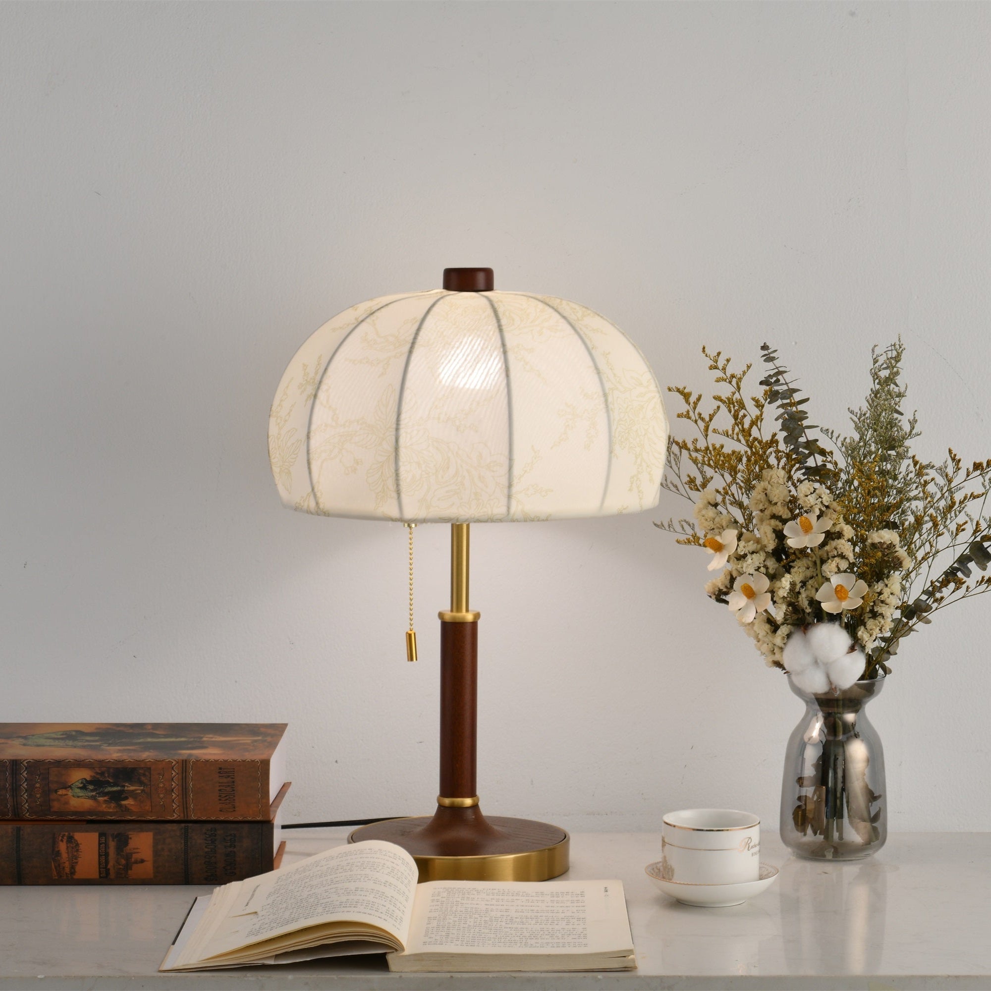 Hazel Vintage Table Lamp-Neutral Decor