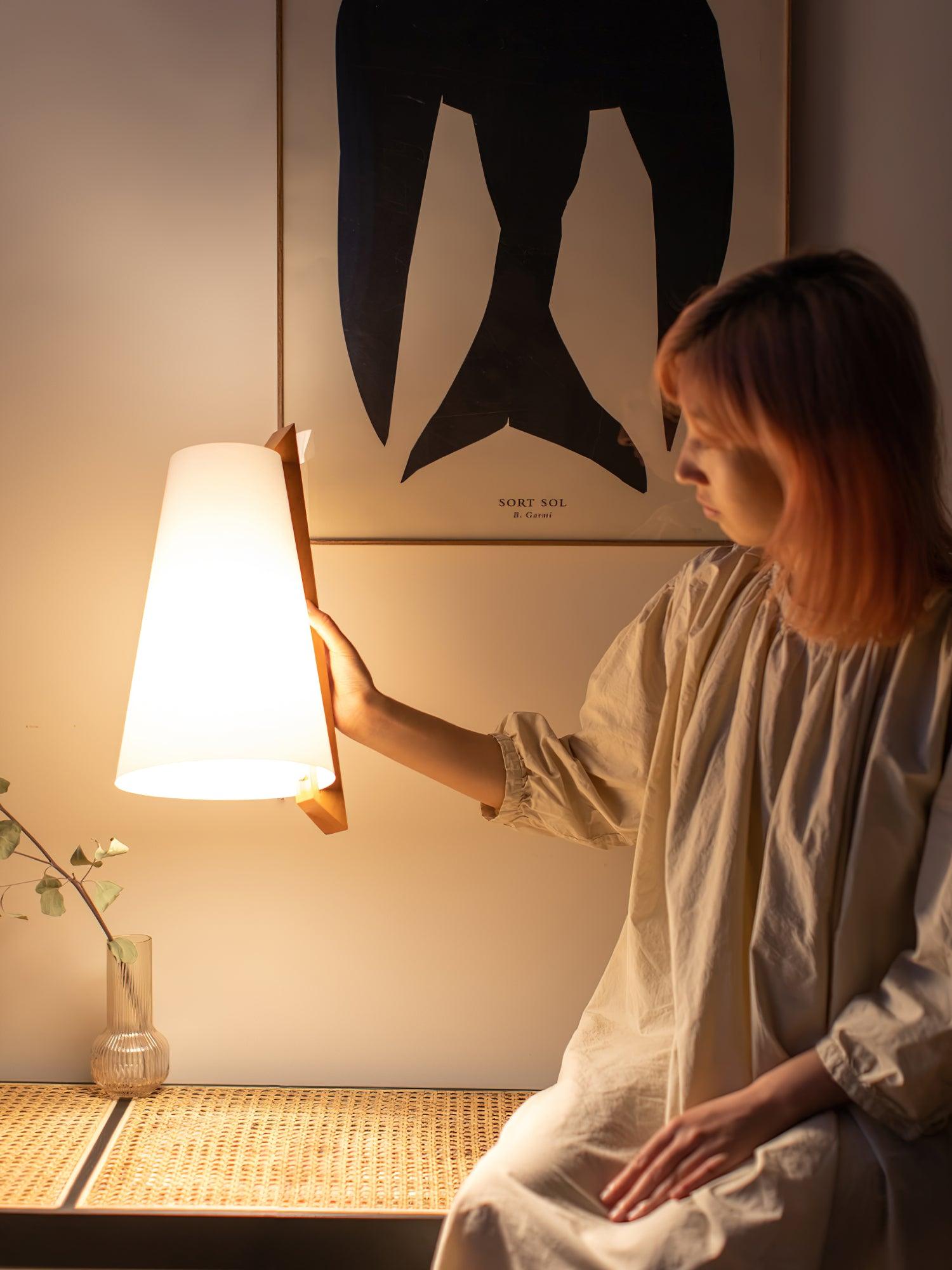 Miriam Modern Minimalist Plastic Wall Lamp-Neutral Decor