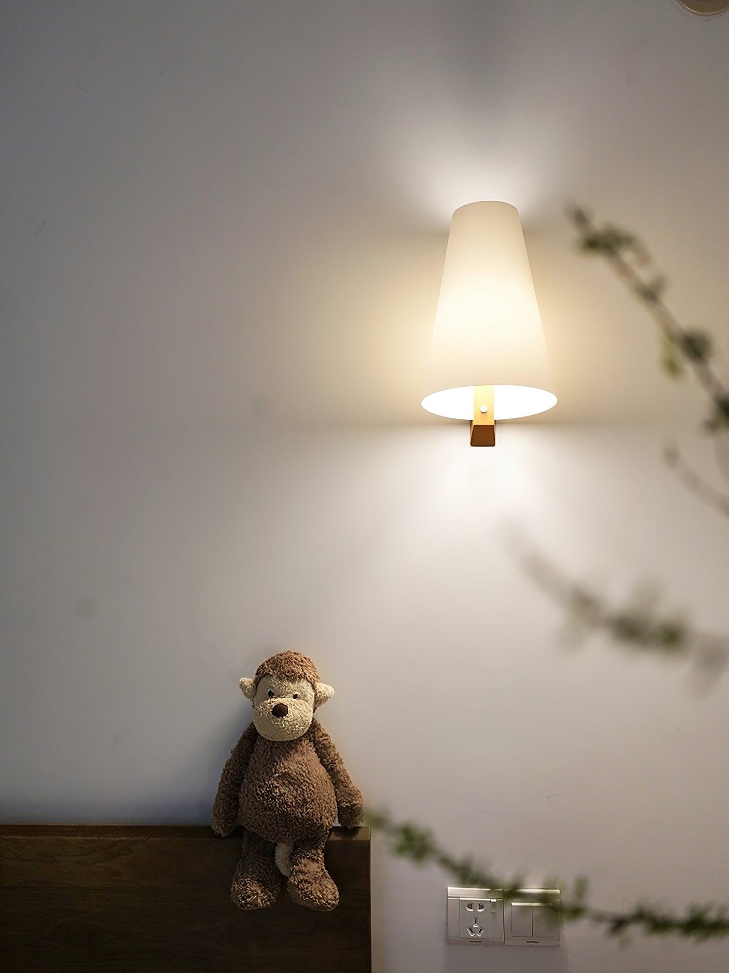 Miriam Modern Minimalist Plastic Wall Lamp-Neutral Decor